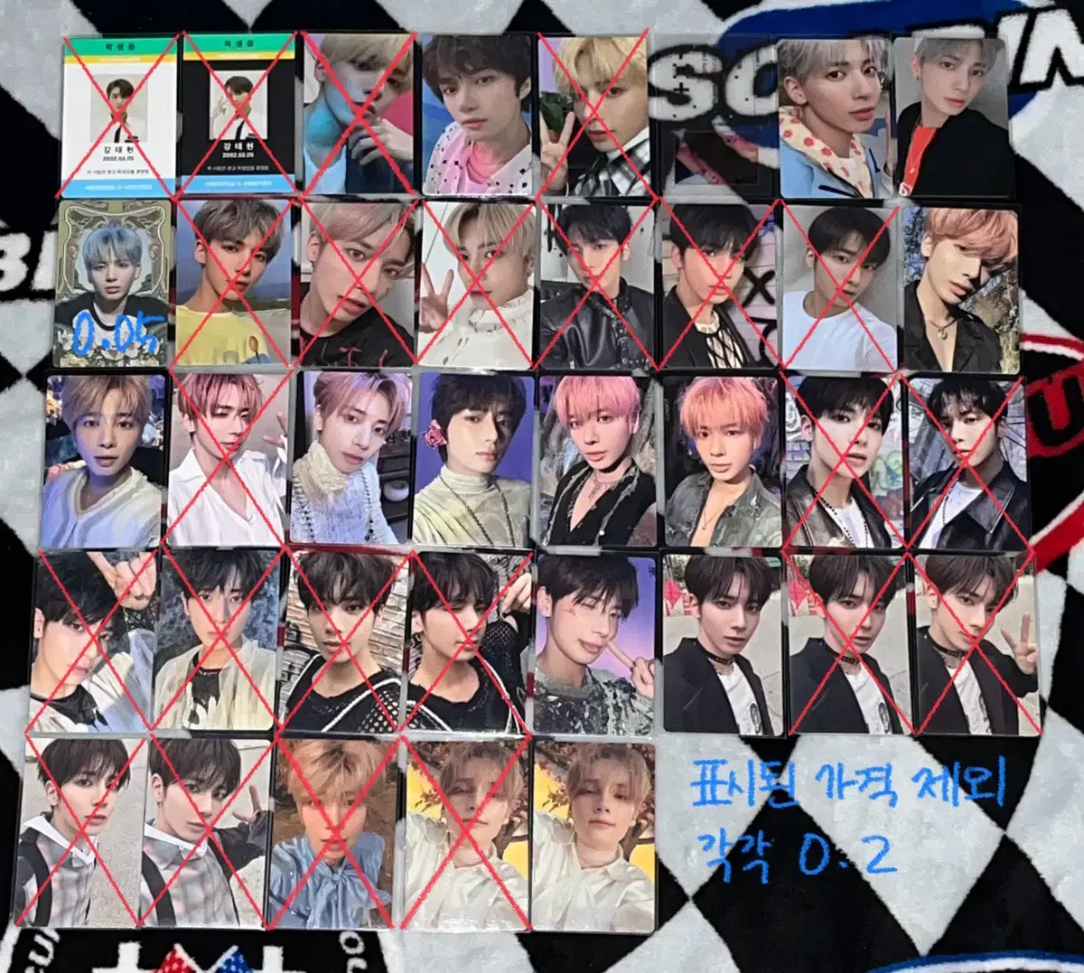 Tomorrow X Together yeonjun soobin beomgyu taehyun hueningkai Photocard sell WTS