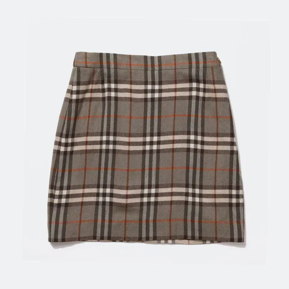 Burberrys Nova Check Wool Skirt