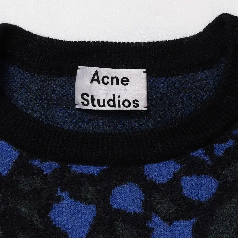 Acne Studios Leopard Pattern Wool Knit