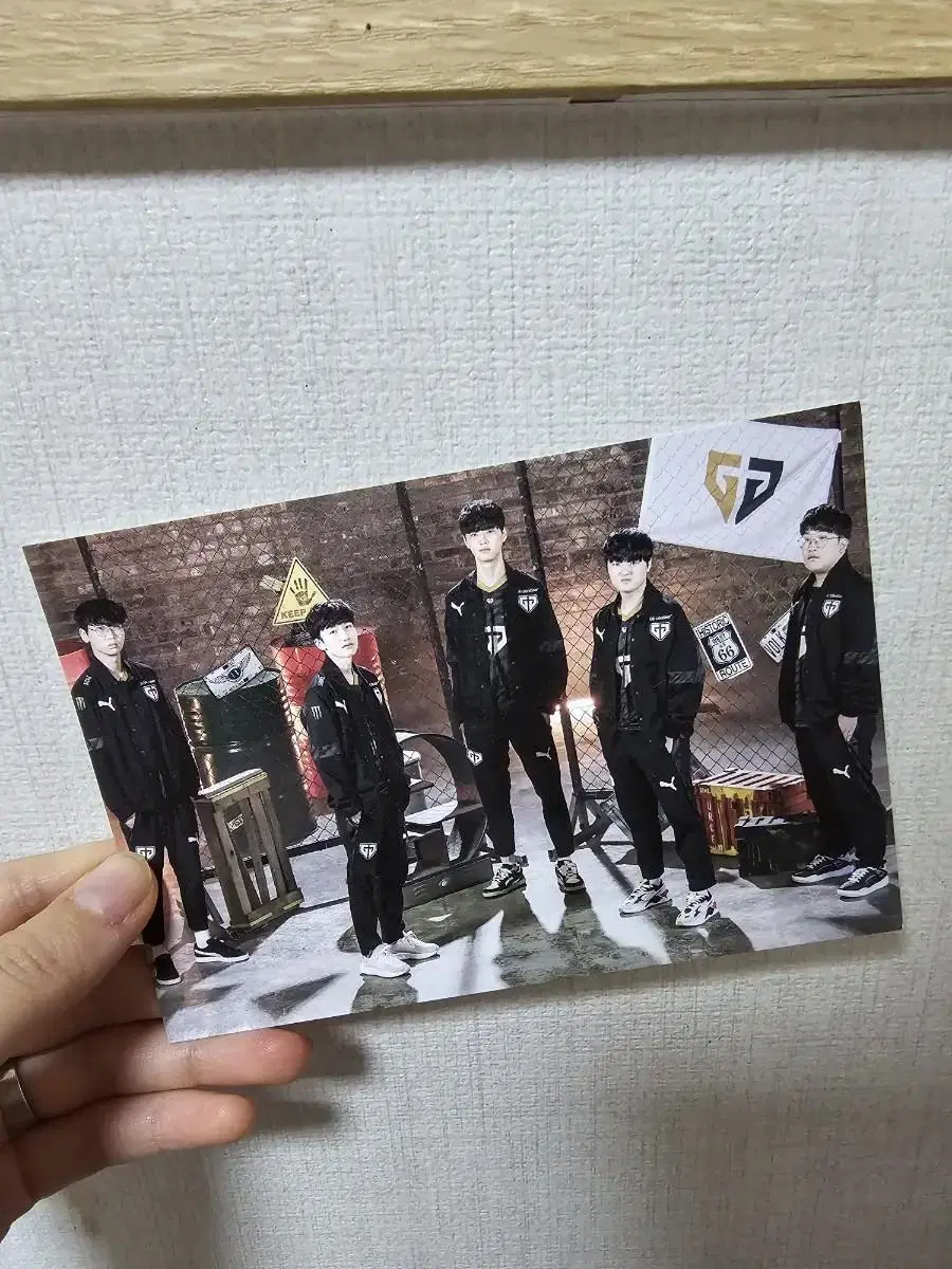 LCK Photo Exhibition GEN.G Zenji postcard for sale