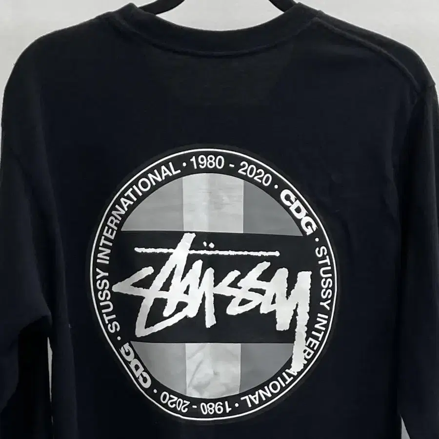 comme des garcons x stussy 꼼데 스투시 롱슬리브