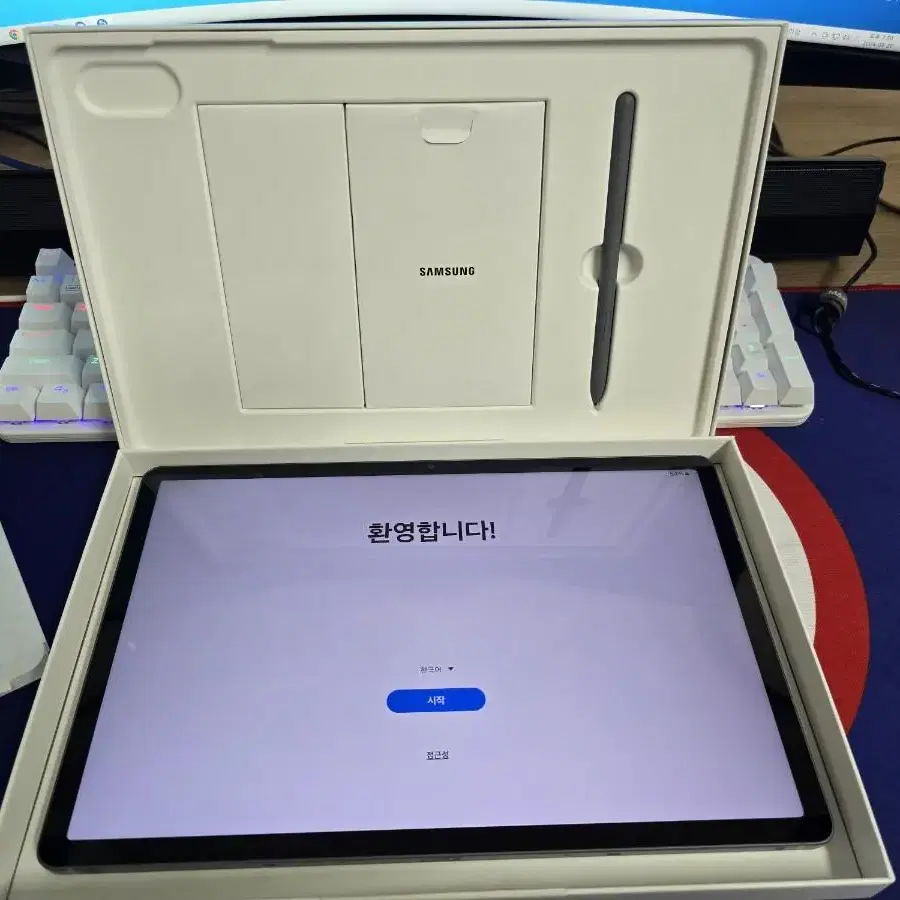 [새것 팝니다] 신상 갤럭시 탭 S9 FE+ 128G