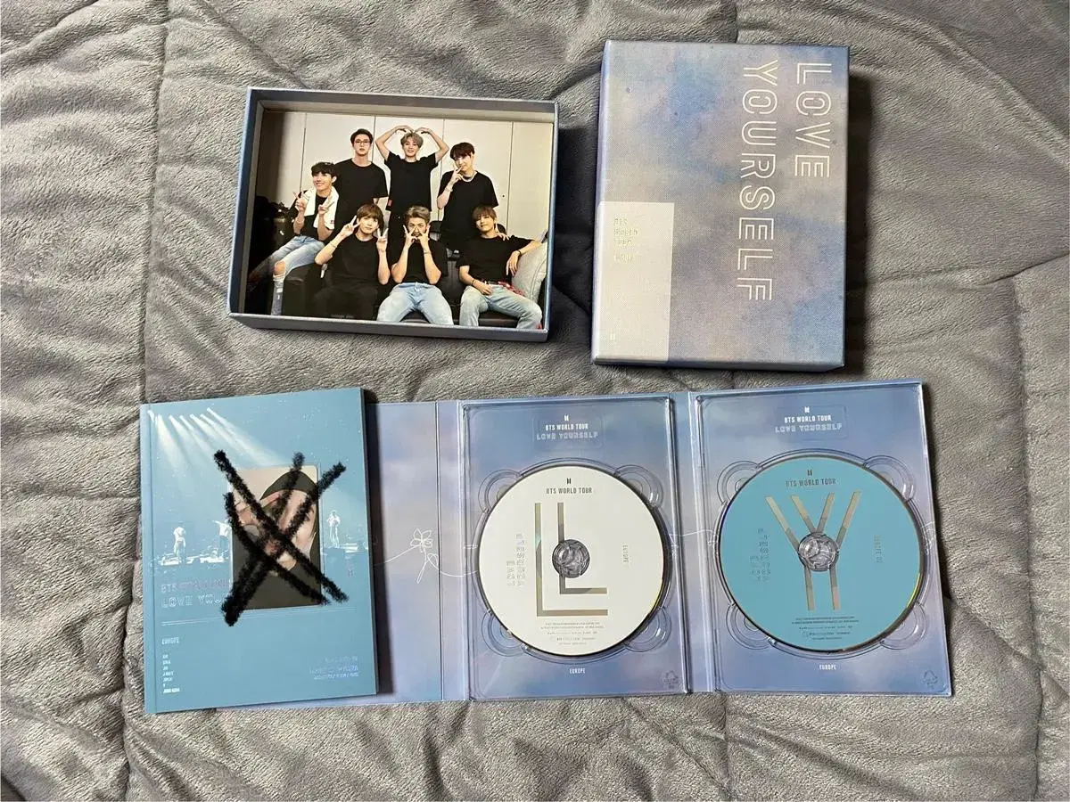 bangtan rubsell Europe dvd wts LYS Love Yourself dvd