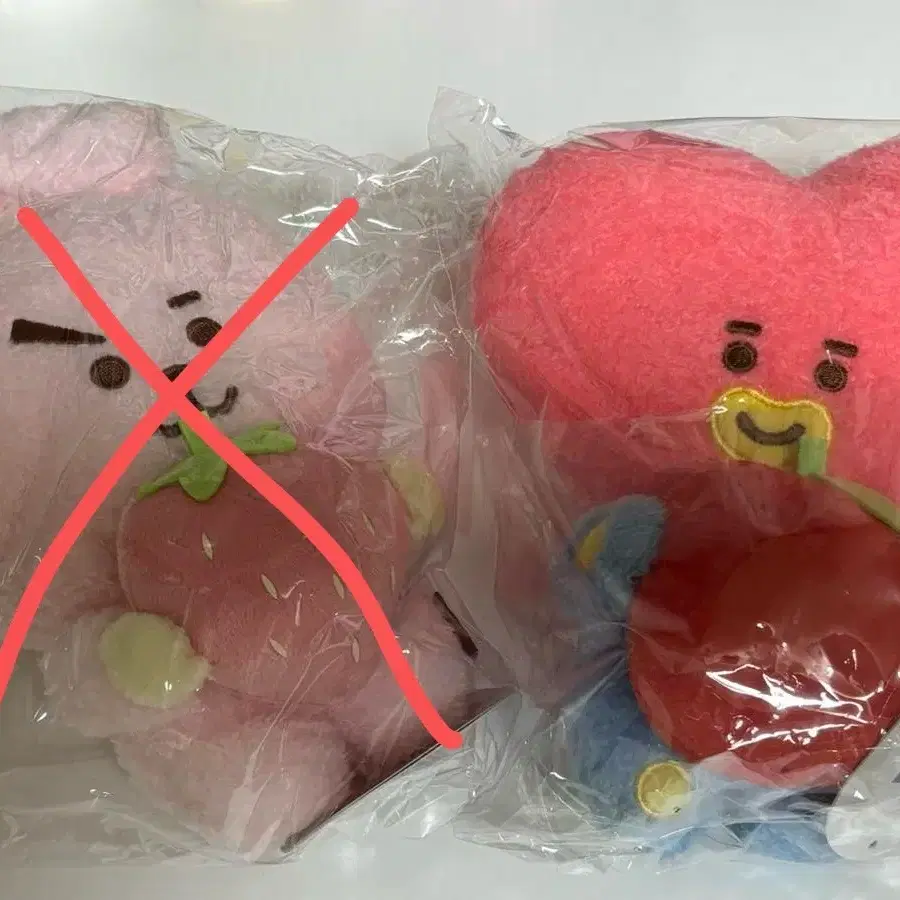 방탄소년단 일본 bt21 후르츠 과일시리즈 m 사이즈 쿠키 타타 양도