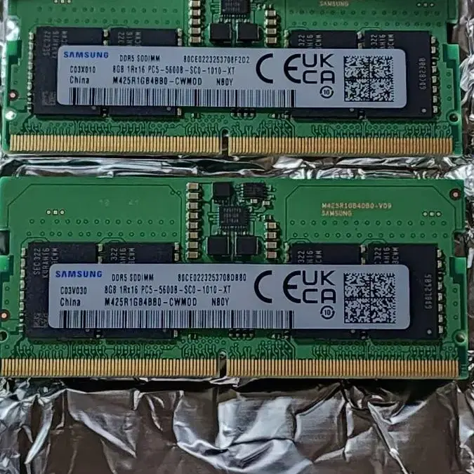 삼성 DDR5 5600Mhz 8gb램 2장 (총 16기가)