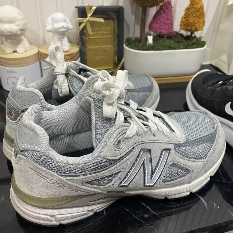 뉴발란스 키즈 990V4 그레이 220