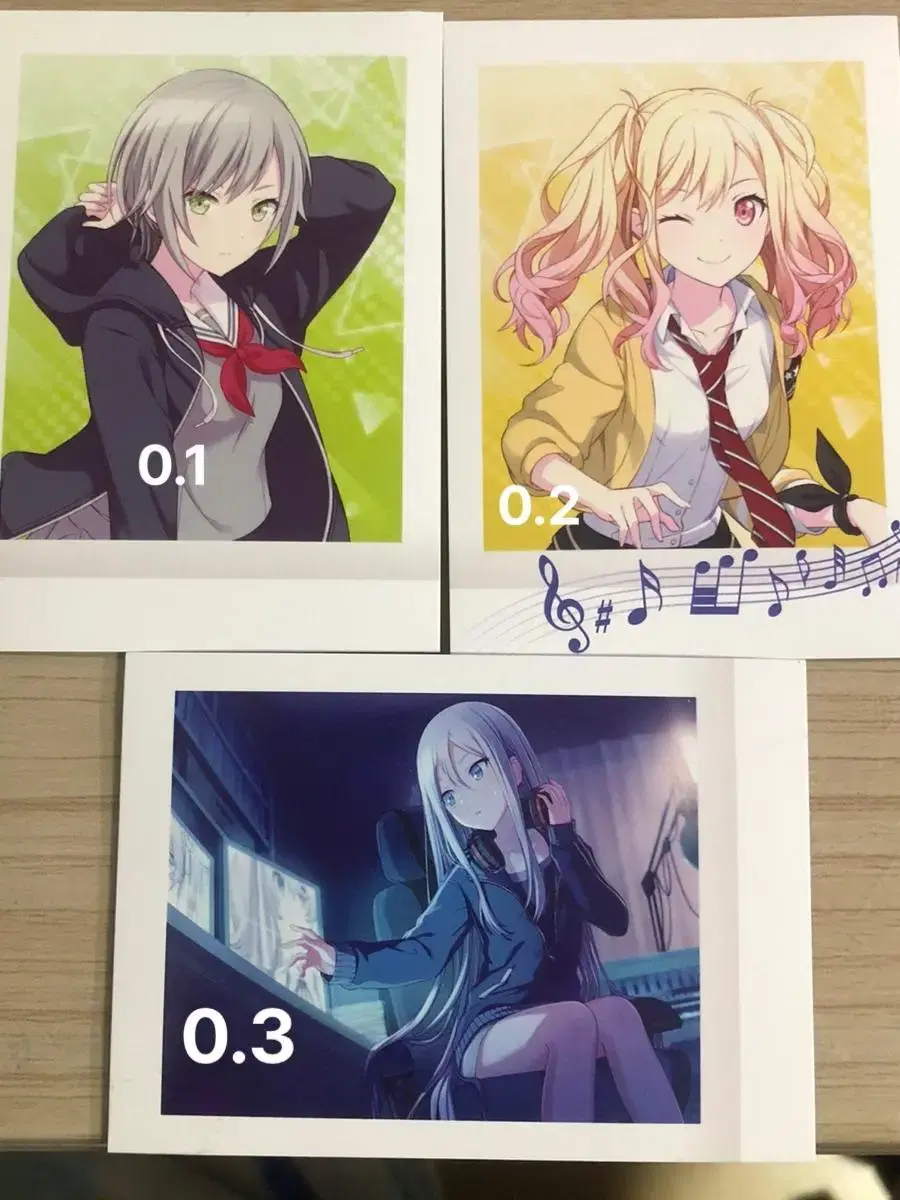 Pseka Leoni Shiho, Saki/Nigo Kanade polaroid Merchandise