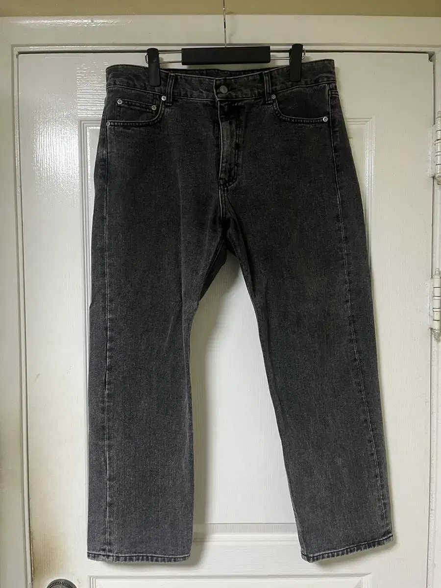 XL Uniform Bridge Black Washed Denim Pants