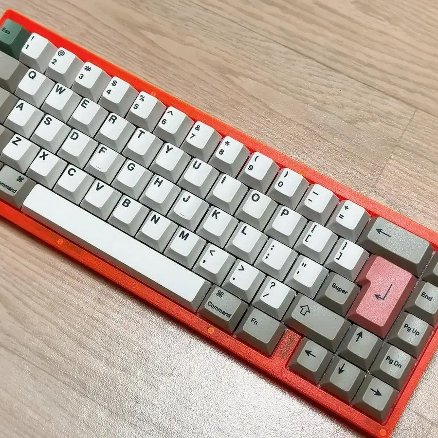 kbd67 lite r3 오렌지 + 엔승 9009 (enjoypbt킵