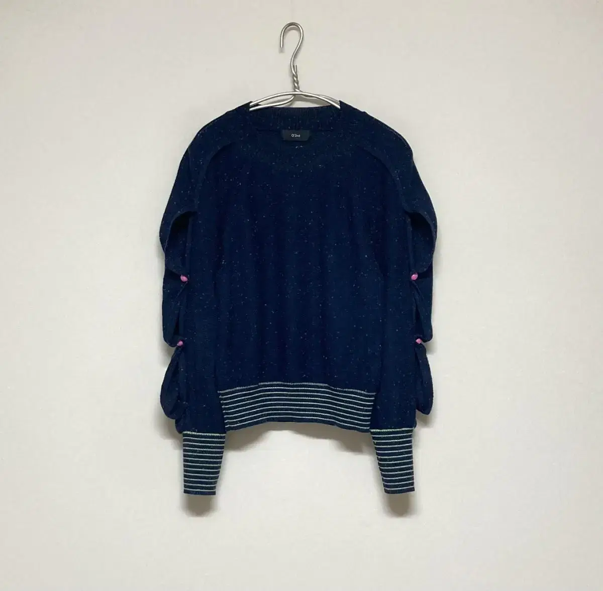 Ozsecond O2nd Melange Knit Blouse