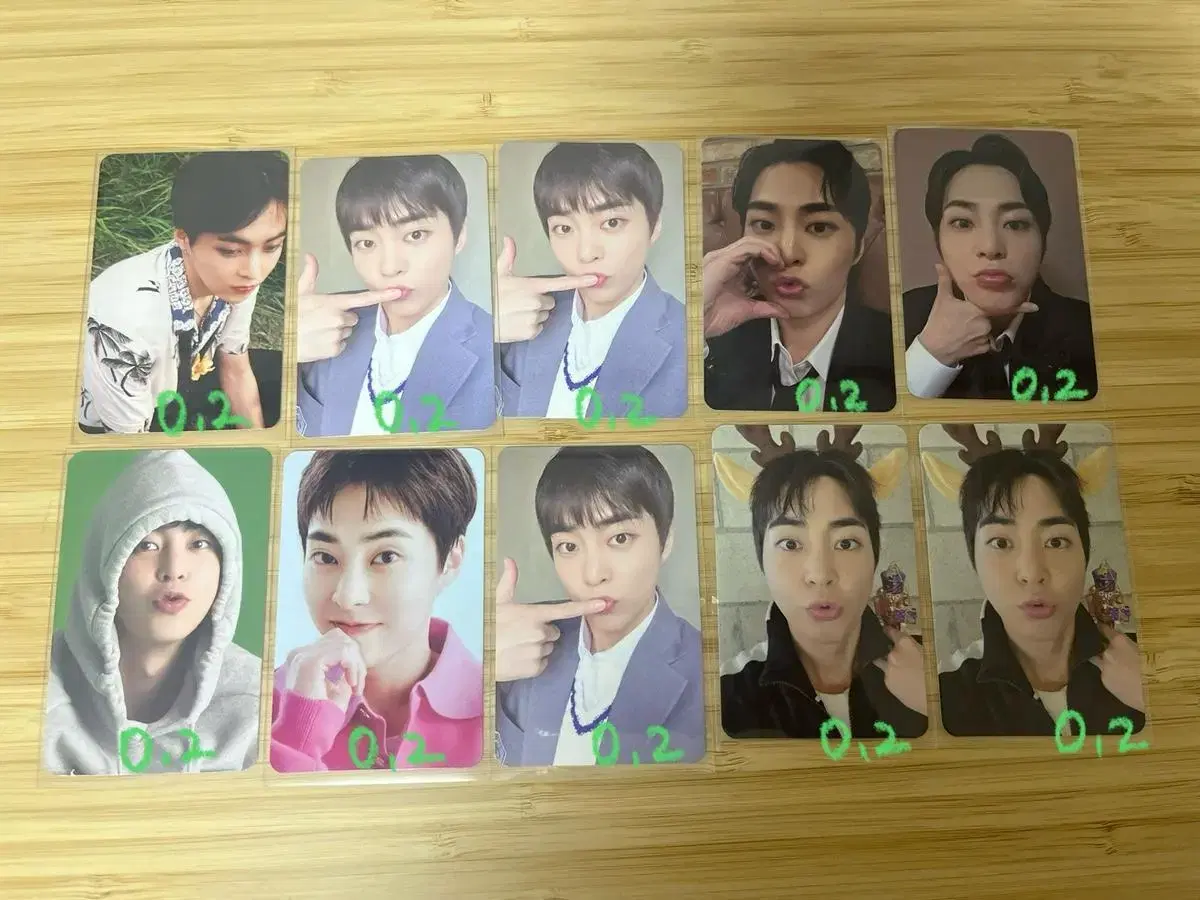 Xiumin kim minseok photocard photocard