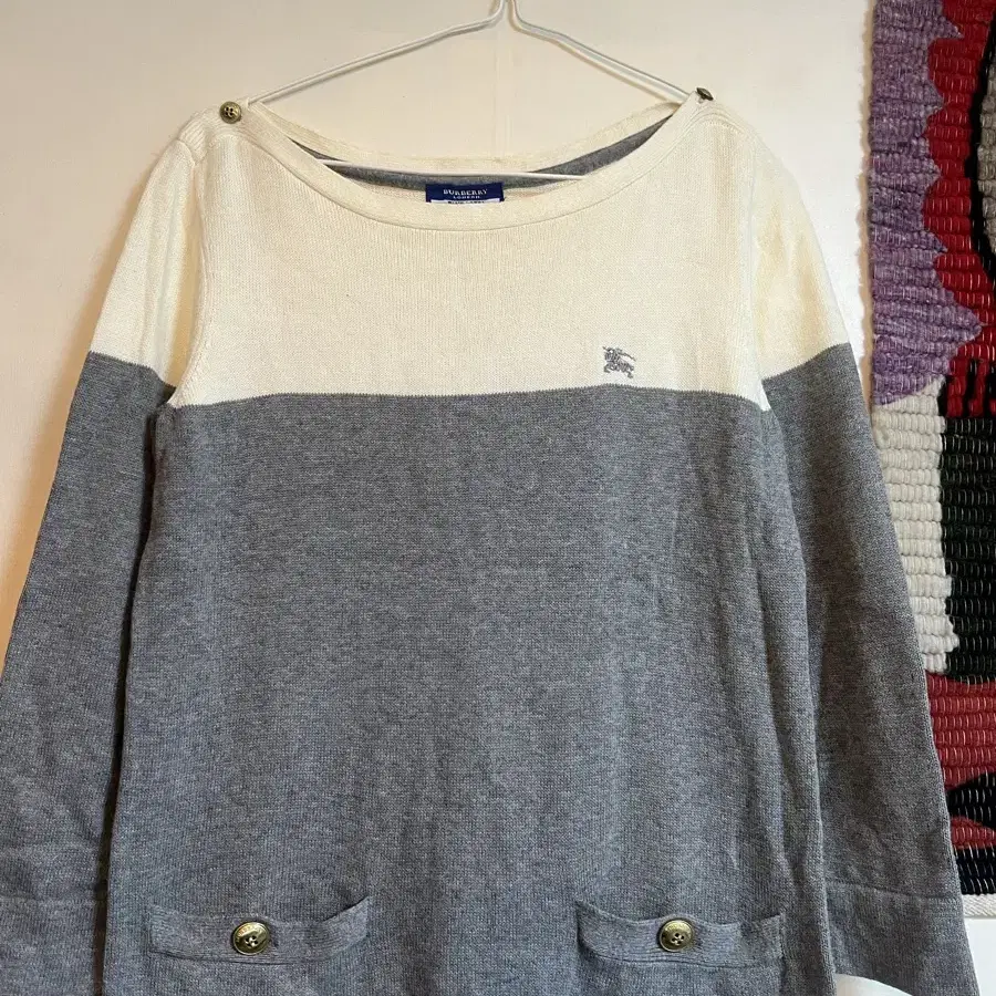 Burberry cotton knit  버버리 면 니트원피스 38(55)