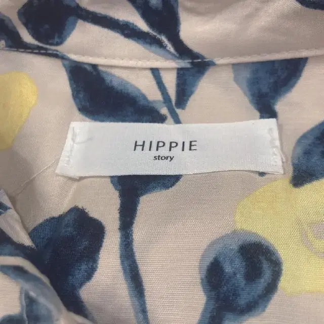 히피(HIPPIE) 베이지 플라워 롱 원피스