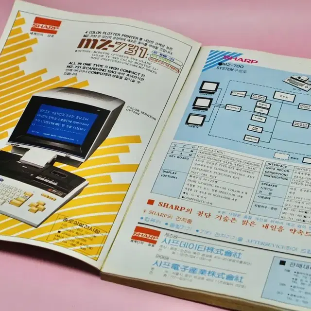 1980년대 옛날 컴퓨터 잡지 전자부품 근대사 수집 레트로