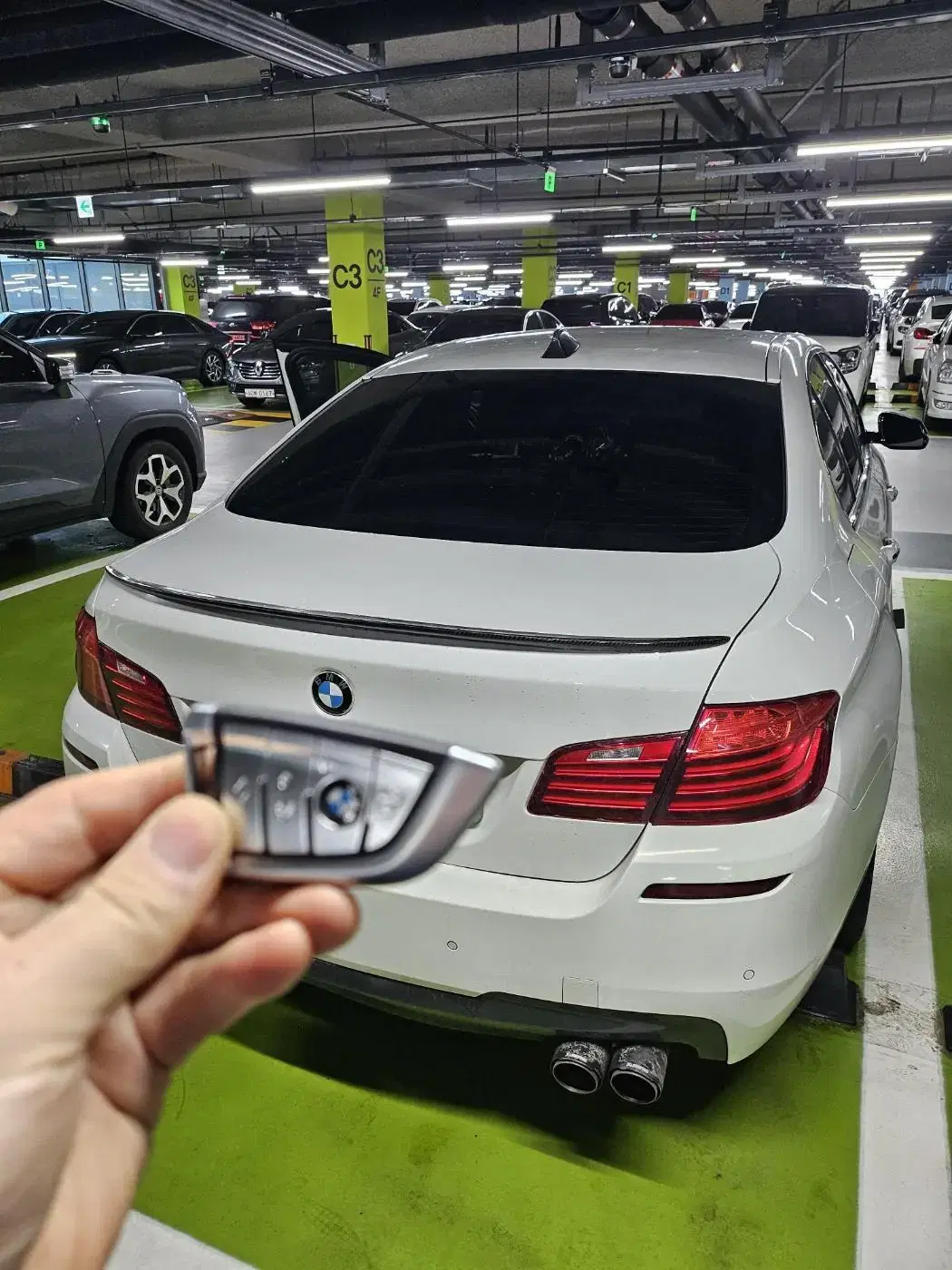 인천 연수구 BMW 개조된 스마트키 중고차 판매 순정키로 원상복구