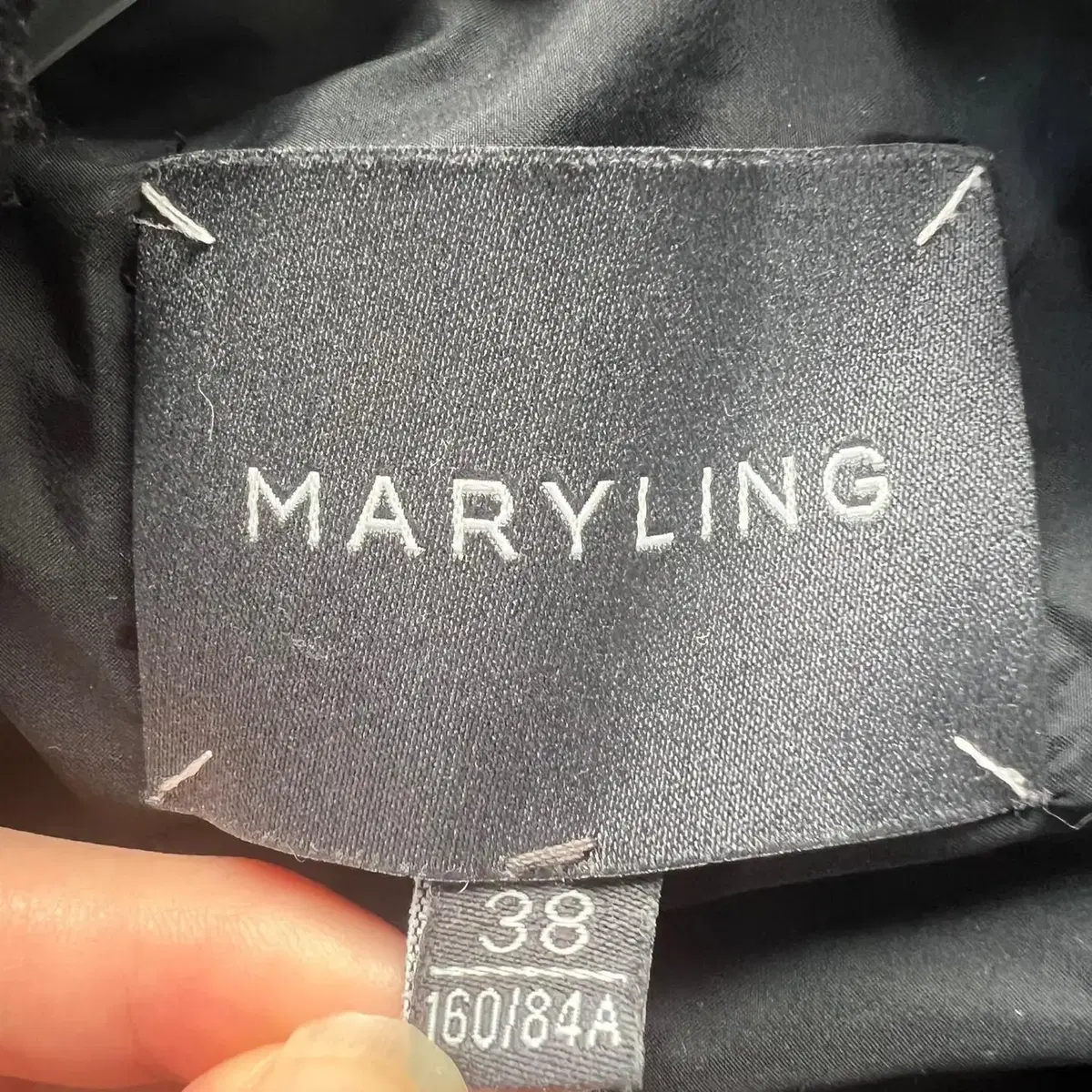 메릴링 maryling 봄버 다운 패딩점퍼