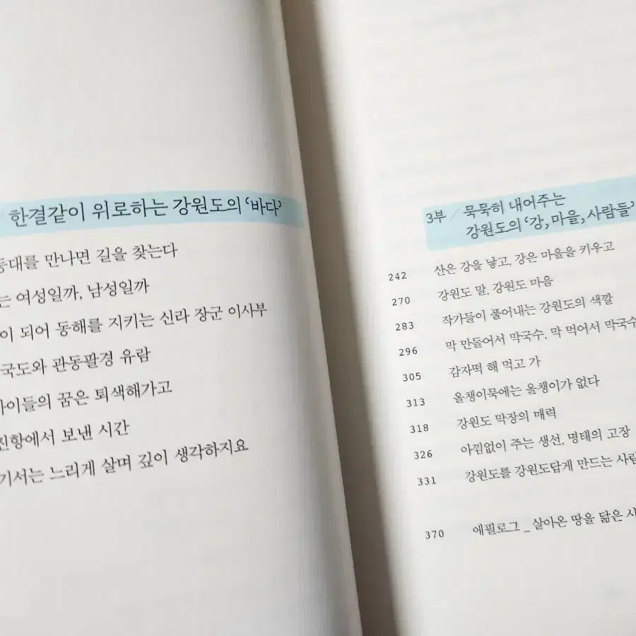 책 <강원도, 느림의 미학 >