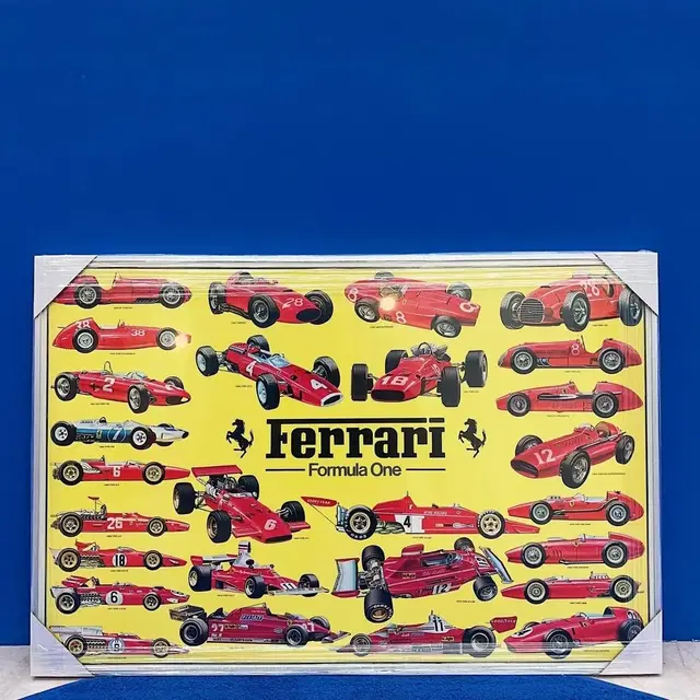 1980's Ferrari Formula One 포스터