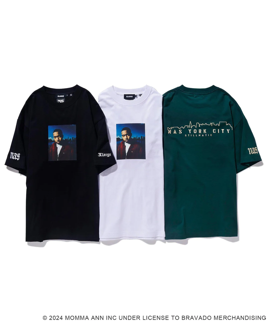 [Overseas] XLARGE x NAS Photo Short Sleeve T-Shirt