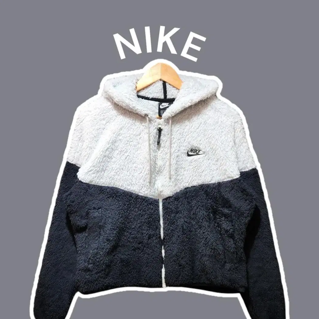 [XL] NIKE 나이키 우먼스 쉐르파 후드집업