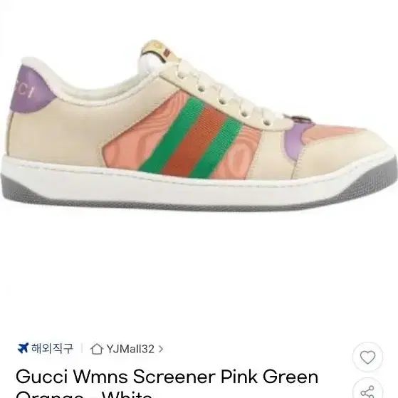 Gucci Wmns Screener Pink Green Orange -