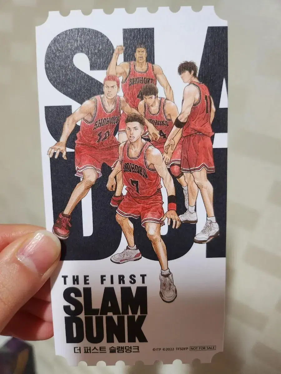 SLAM DUNK OT Original Ticket 4 types to sell