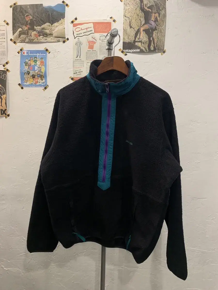 Patagonia half zip-up USA '88 (M)