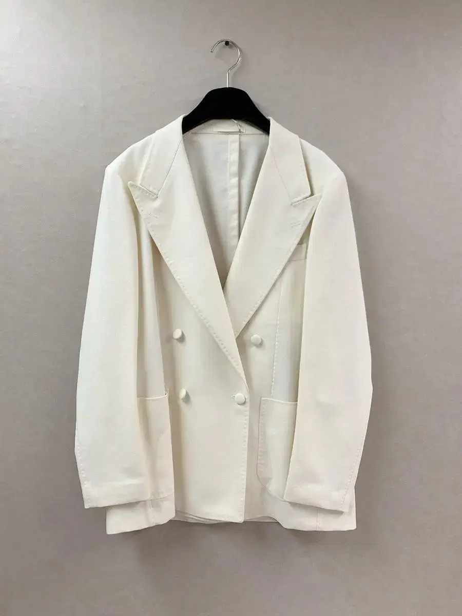 (Genuine/New) Ringjacket Men's Cream Wool Blend Jacket 80% off