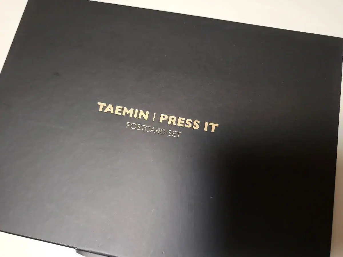 Shinee taemin press it press it postcard set