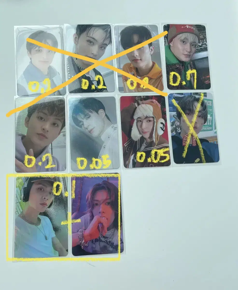 엔시티nct 마크쟈니런쥔 포카양도 127드림시그질주캔디스무디