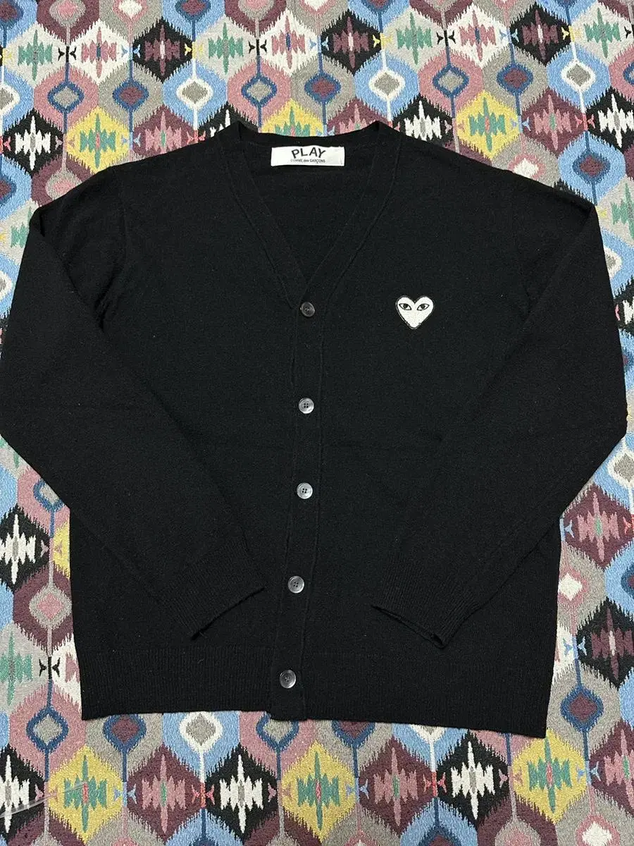 Comme des Garçons Cardigan White Patch 100-105