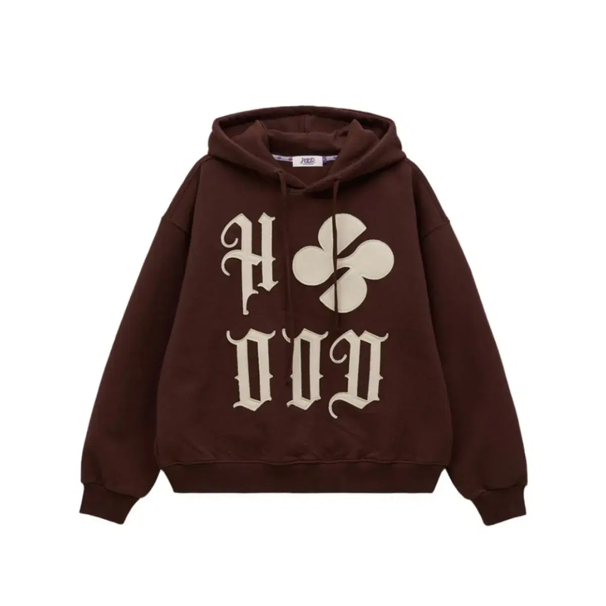 Hooded Logo Appliqué Hoodie