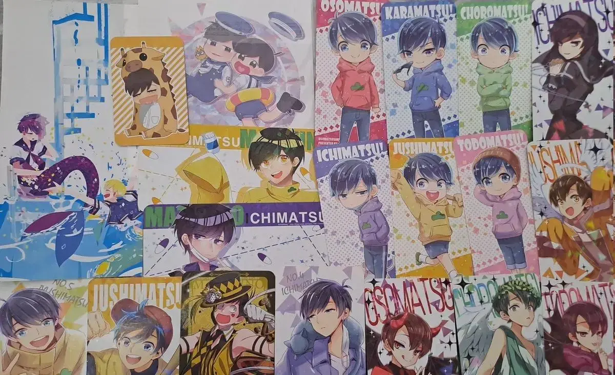 Osomatsu Award unofficial goods Merchandise photocard Postcards