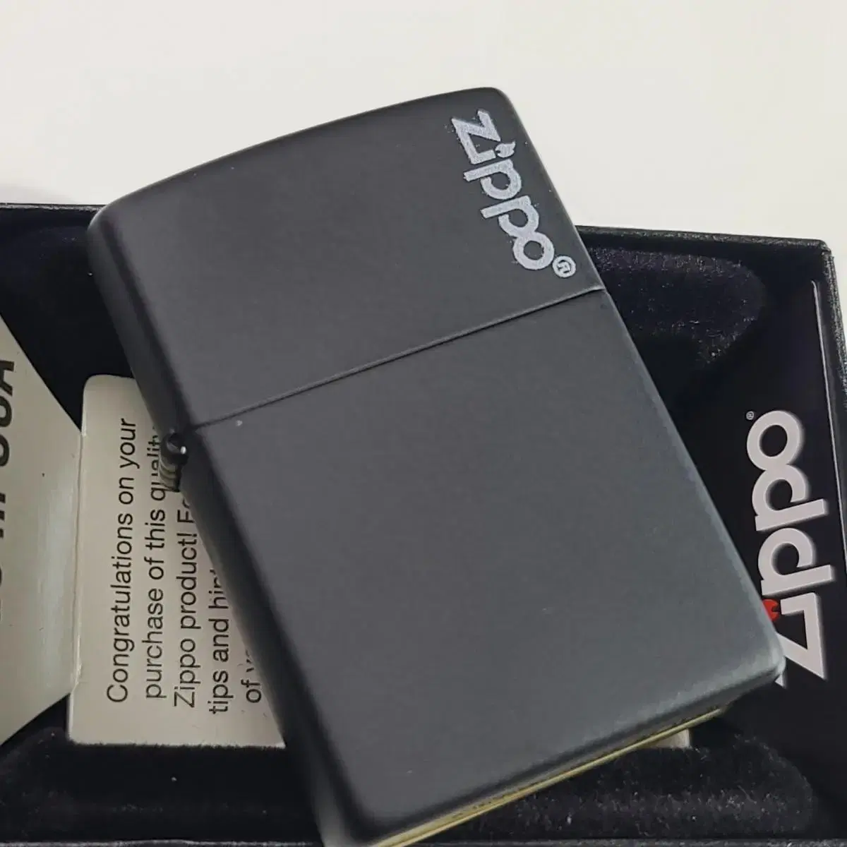 미개봉 정품 218ZL ZIPPO LOGO 새 지포라이터