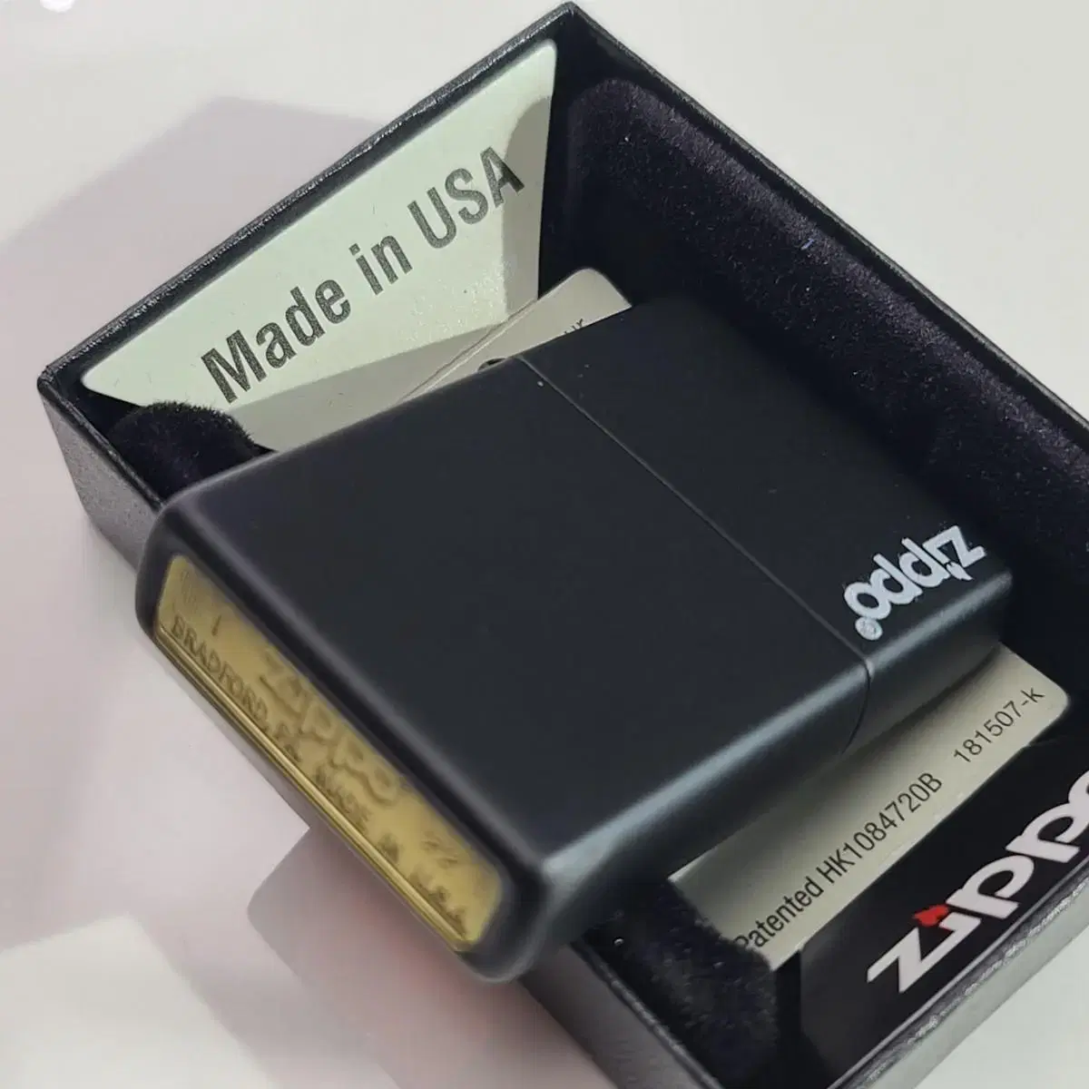 미개봉 정품 218ZL ZIPPO LOGO 새 지포라이터