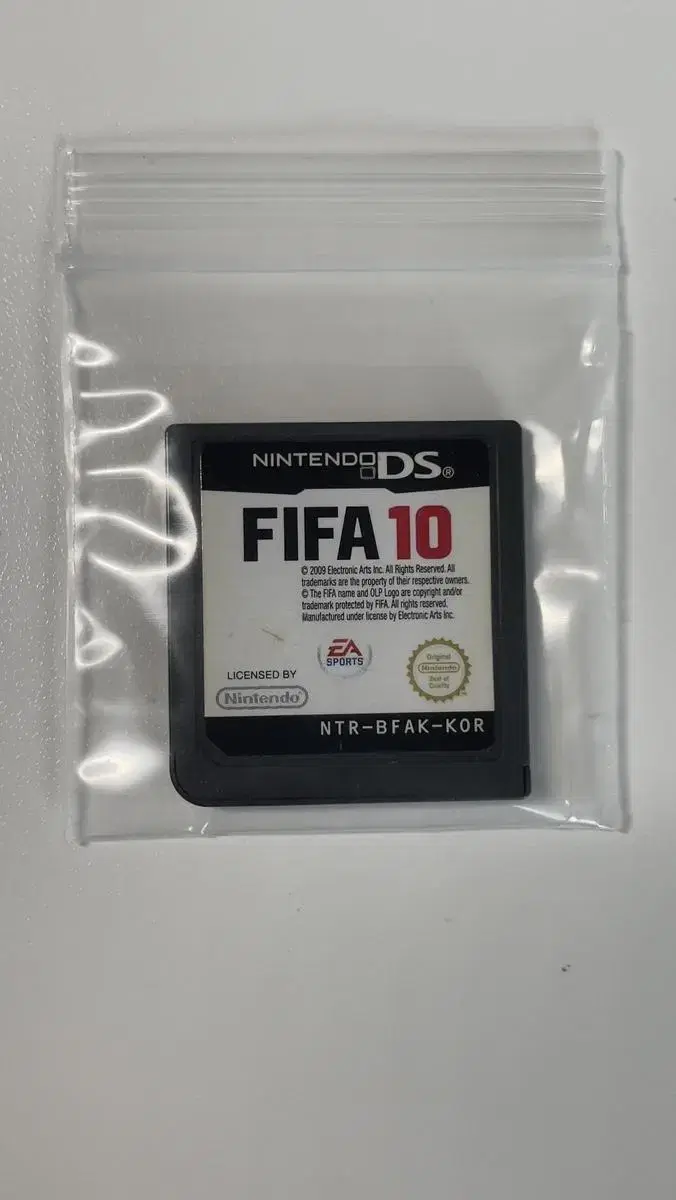 닌텐도 DS 피파 fifa 10 칩