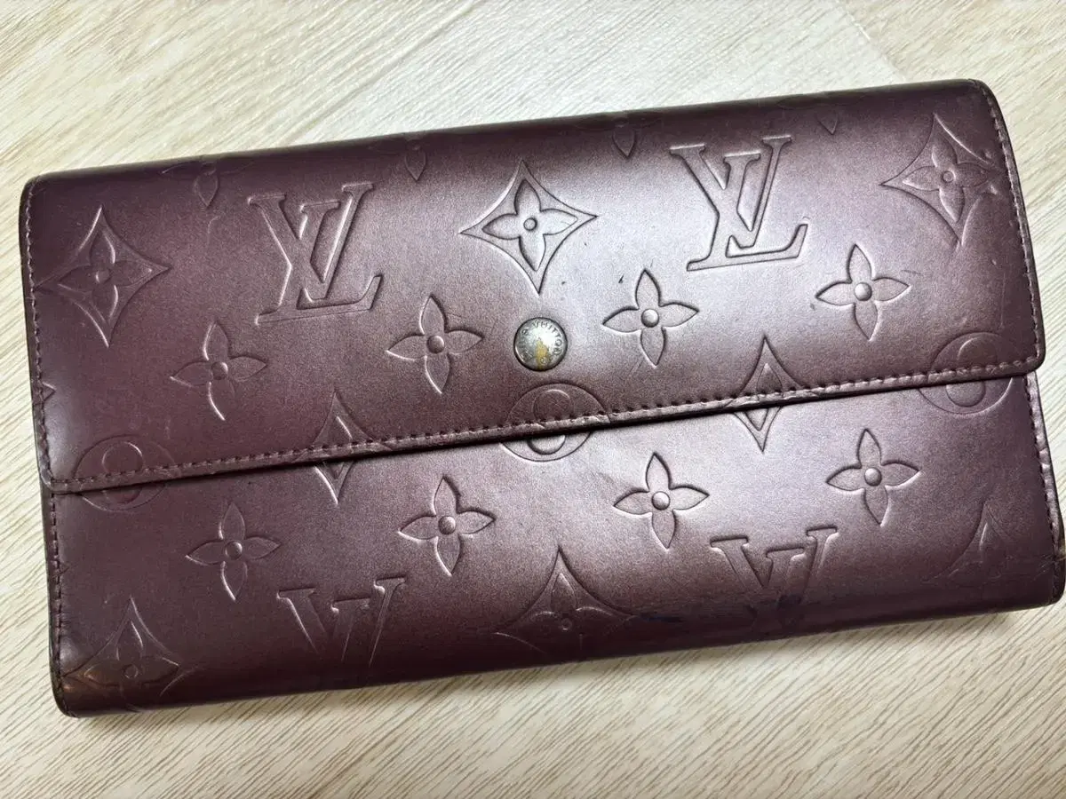 Louis Vuitton Matte Long Wallet