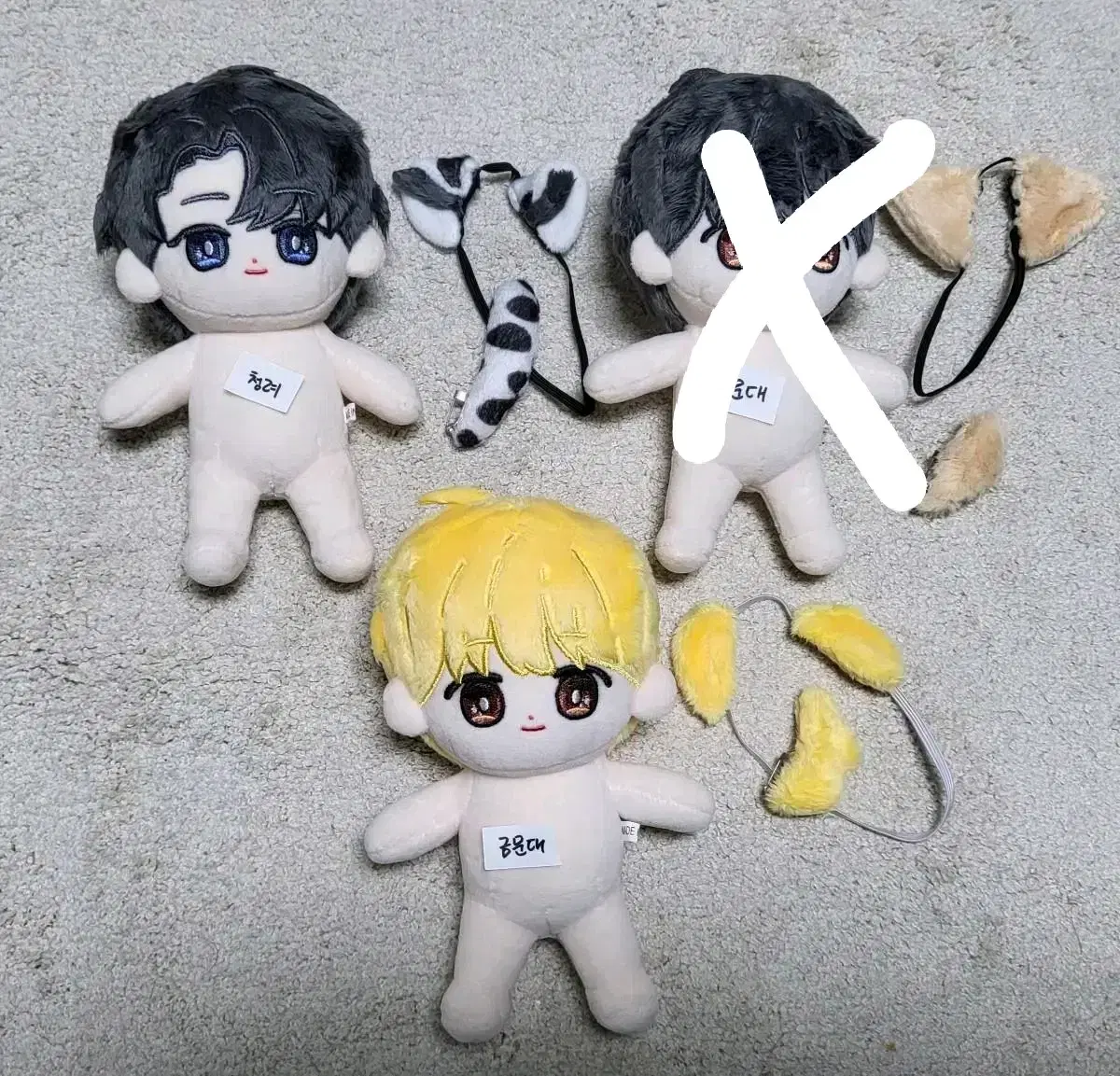 Below cost) Debut or Die attribute 15cm doll Bbbojak Bbbojak Testar Cheong-ryeo Moon-dae wts