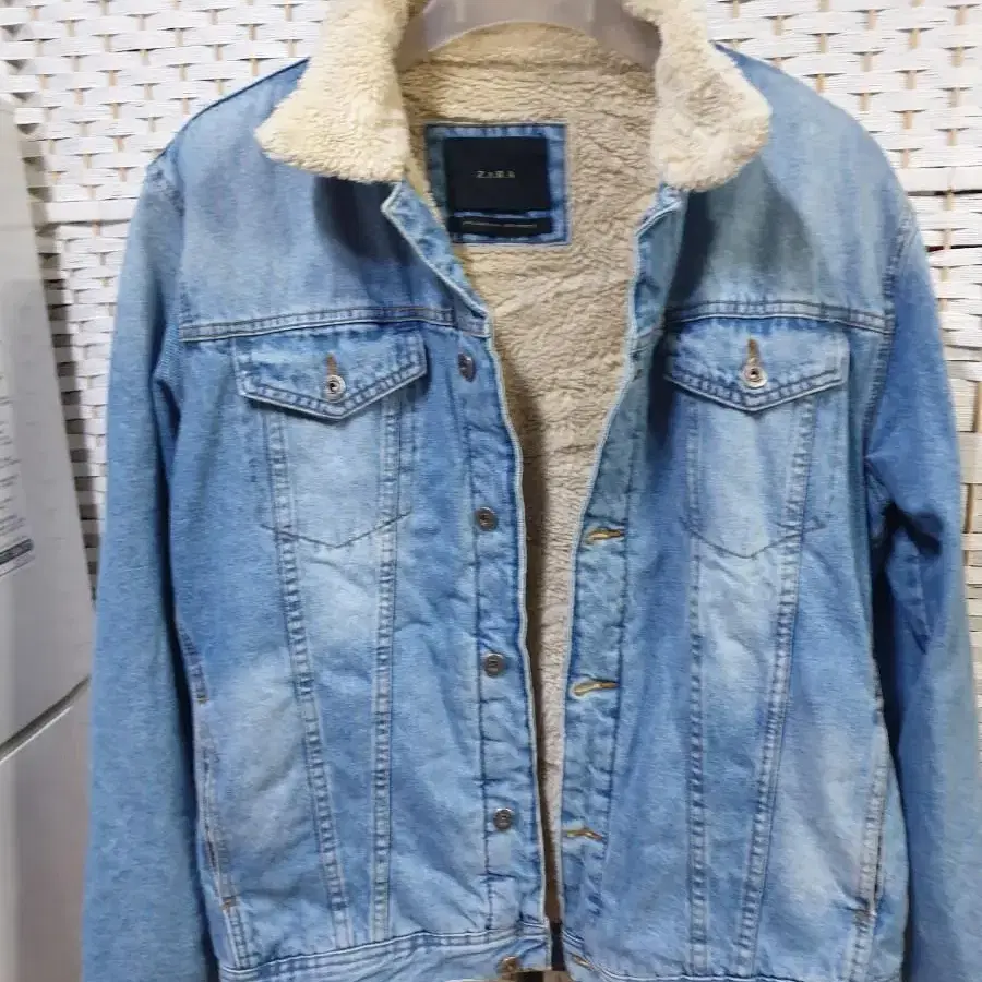 (1438) ZARA 자라 청 자켓 XL