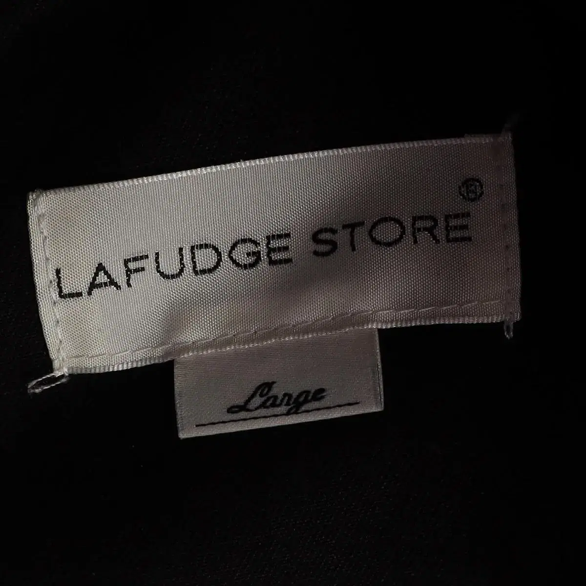 라퍼지스토어(LAFUDGE STORE) 블랙 피쉬테일 파카