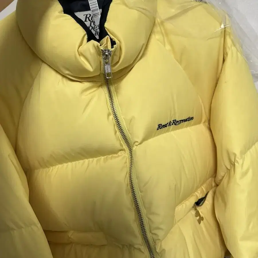 RR DOWN SHORT JACKET - YELLOW