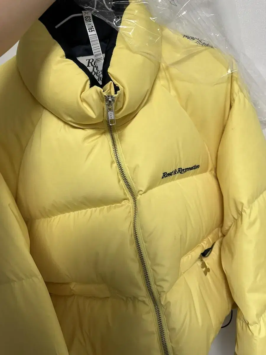 RR DOWN SHORT JACKET - YELLOW