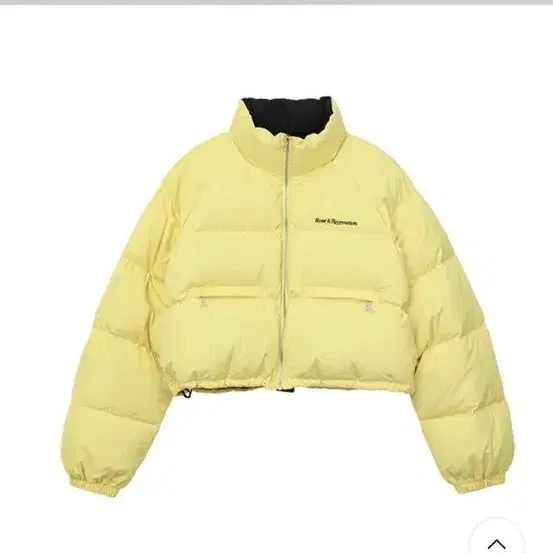 RR DOWN SHORT JACKET - YELLOW