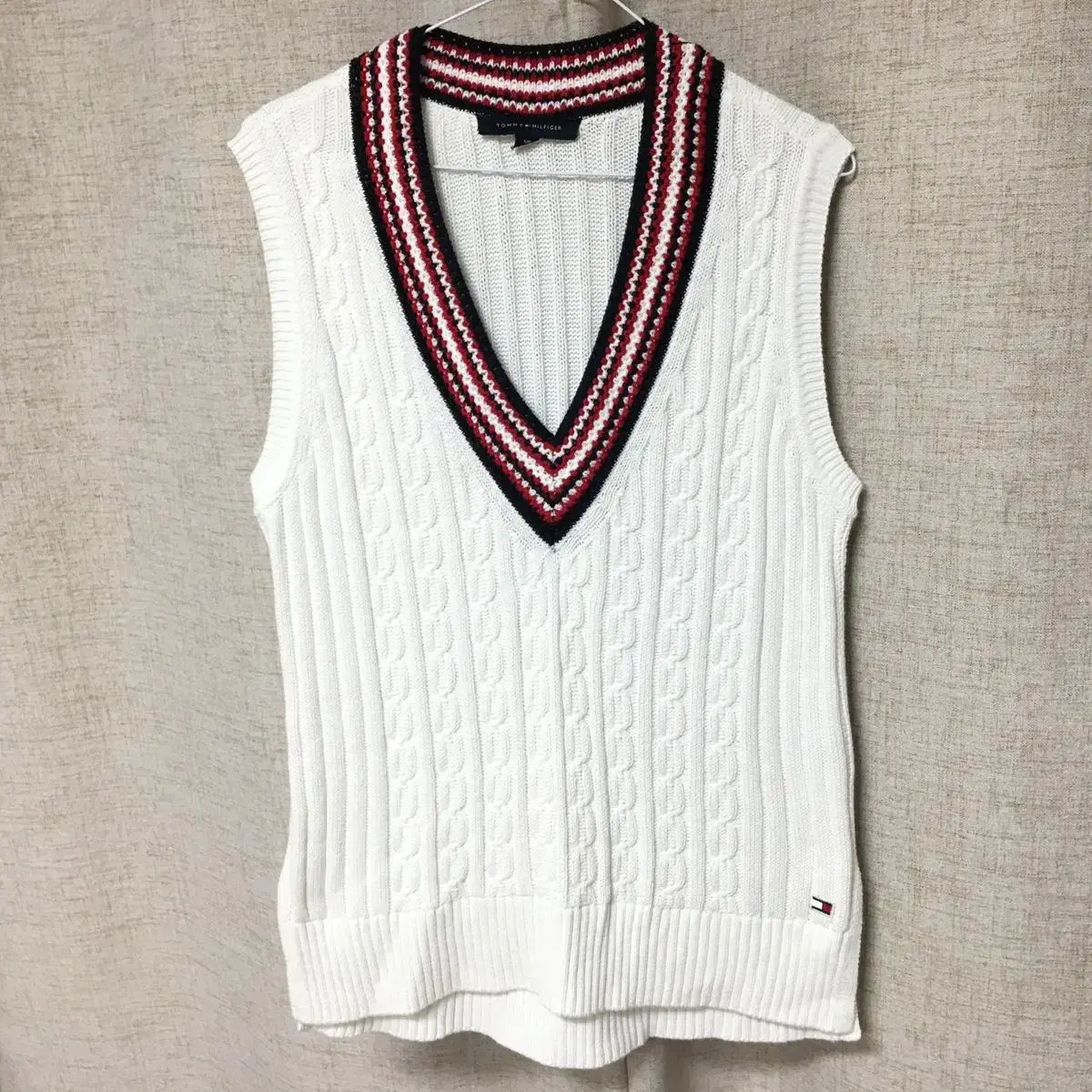 Tommy Hilfiger Cable Knit Vest S