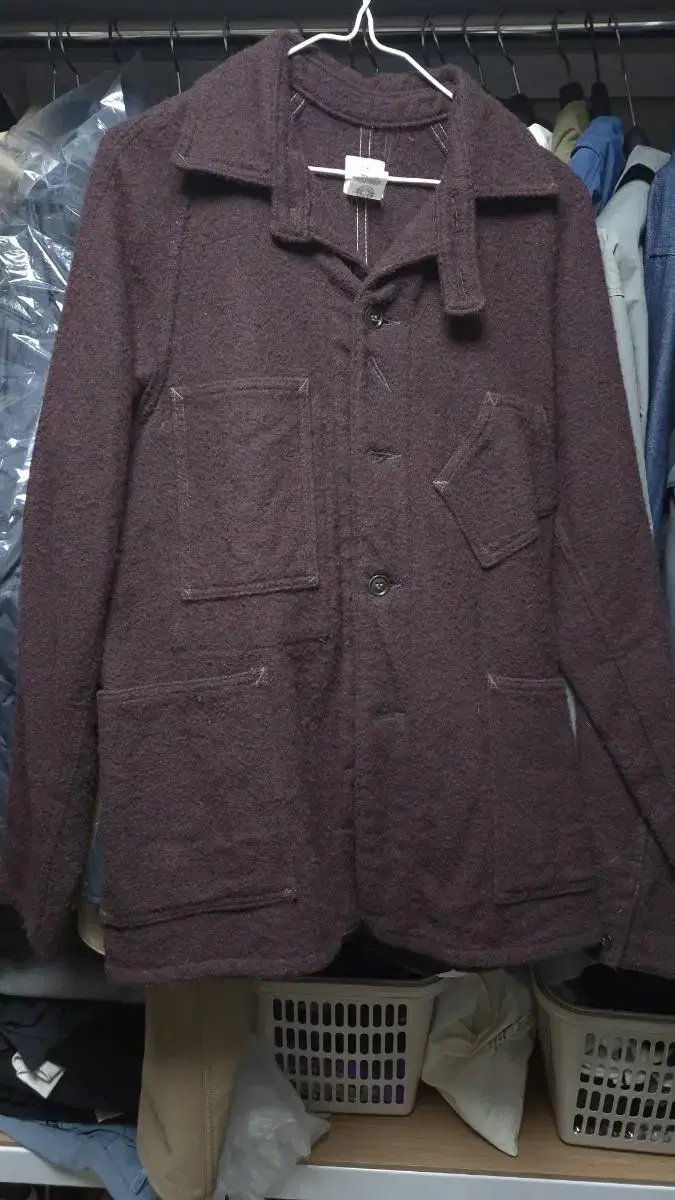 7.PostOveralls Wool Work Jacket