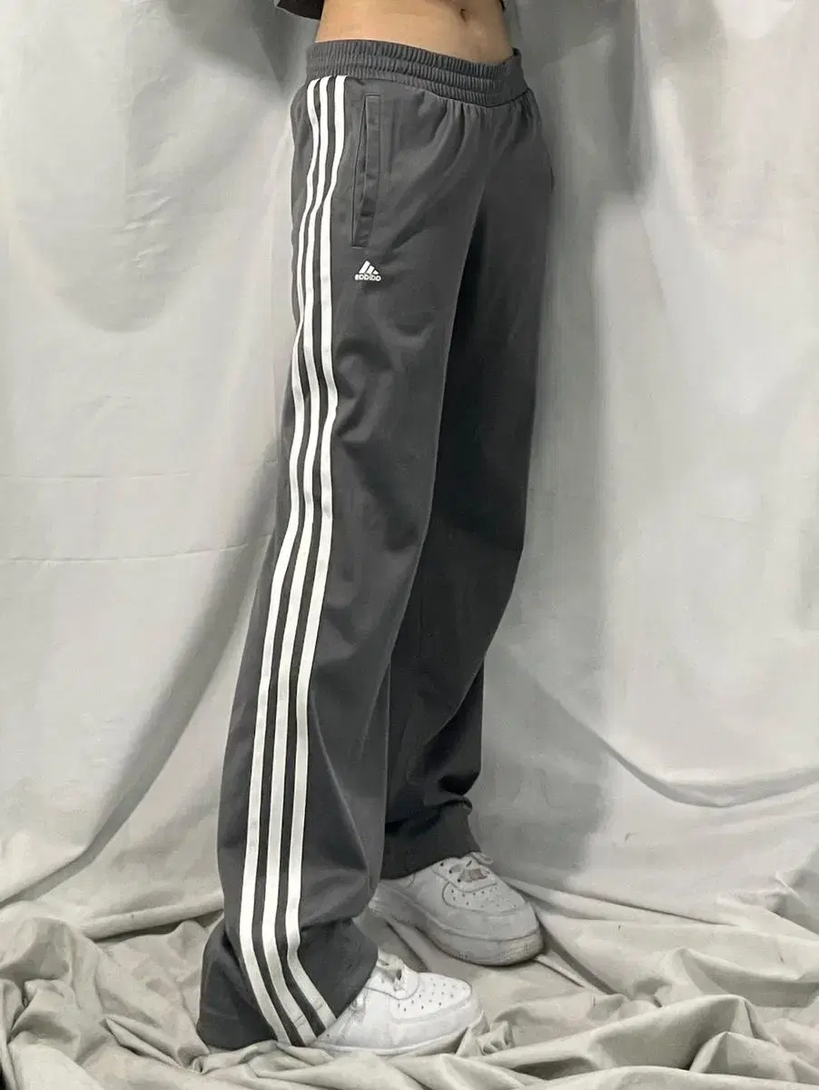 adidas Grey Tricot Track Pants Women'sM