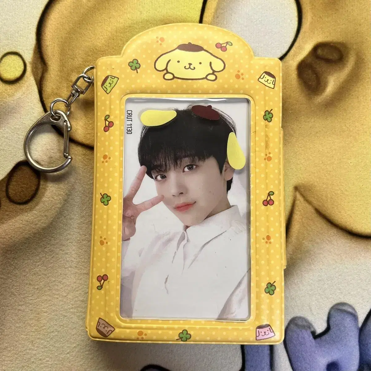 San Rio Pompompurin Chequered Photocard Holder