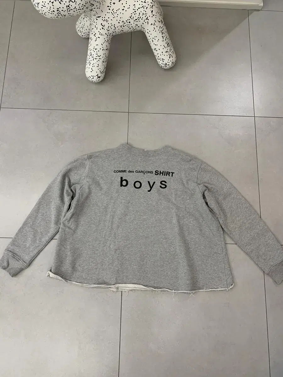 Comme des Garçons Shirt Boy Deckie Cut Maternity Gray L