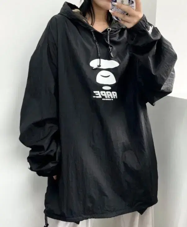 AAPE Ape Packable Nylon Anorak/L/Chilblains