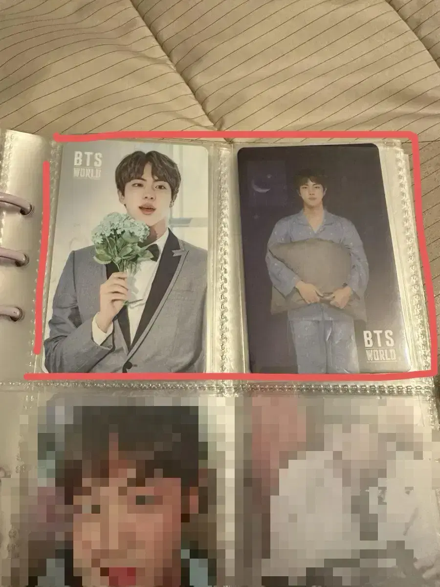 Bangtan BTS WORLD Seokjin photocard (bulk)